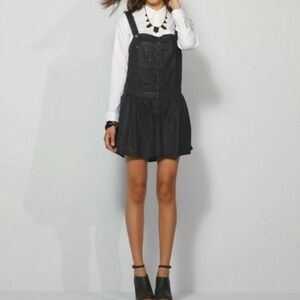 LEVI'S Denim Coated Bibs Overall Dress